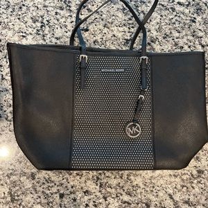 Michael Kors Medium Jet Set Studded Travel Tote